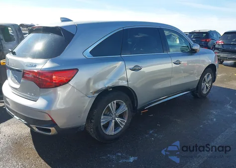 2020 Acura Mdx Standard z USA, uszkodzony, nr VIN 5J8YD4H32LL051842
